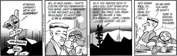 Doonesbury on Tuesday November 20, 1990 Comic Strip