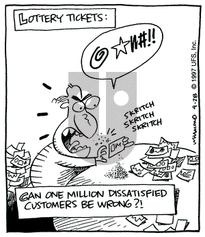 Reality Check on Monday April 28, 1997 Comic Strip