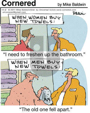 Cornered on Wednesday November 2, 2011 Comic Strip