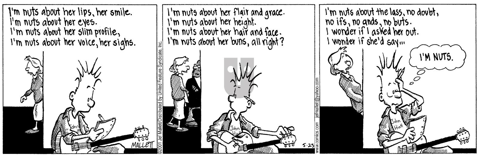 Frazz - Wednesday May 23, 2001 Comic Strip