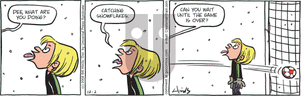 Cleats - Tuesday December 2, 2008 Comic Strip