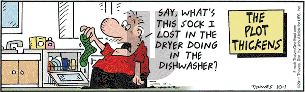 Frank and Ernest on Saturday October 1, 2011 Comic Strip