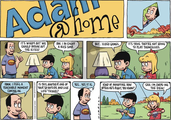 Adam@Home on Sunday September 27, 2015 Comic Strip