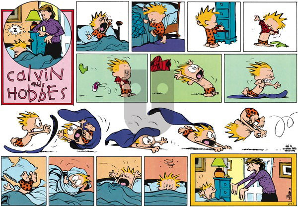Calvin and Hobbes on Sunday April 5, 1992 Comic Strip