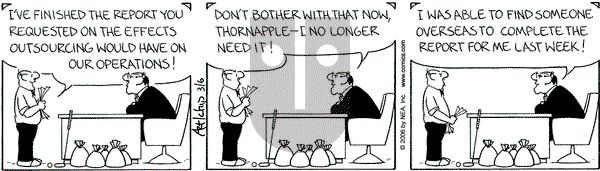 The Born Loser on Monday March 6, 2006 Comic Strip