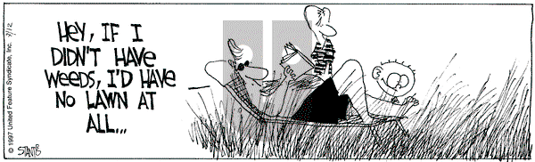 The Buckets on Saturday July 12, 1997 Comic Strip