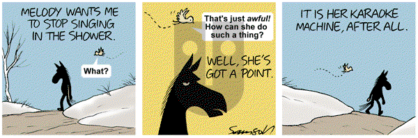 Dark Side of the Horse on Friday January 28, 2011 Comic Strip