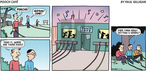 Pooch Cafe on Sunday July 5, 2015 Comic Strip
