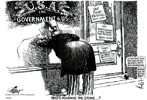 Pat Oliphant on Wednesday December 3, 1997 Comic Strip