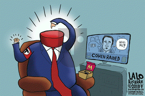 Lalo Alcaraz on Wednesday April 11, 2018 Comic Strip