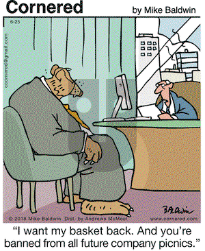 Cornered on Monday June 25, 2018 Comic Strip