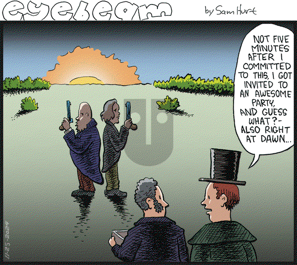Eyebeam on Monday November 25, 2024 Comic Strip