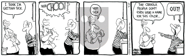 The Buckets on Friday April 15, 2005 Comic Strip