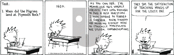 Calvin and Hobbes - Thursday January 27, 1994 Comic Strip