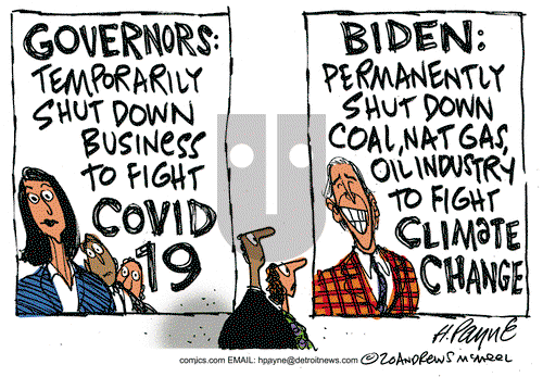 Henry Payne on Tuesday March 31, 2020 Comic Strip