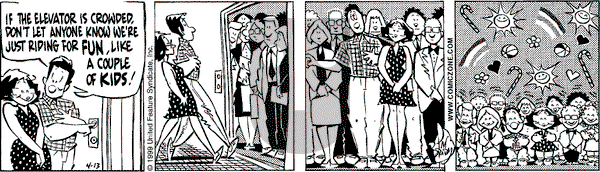 Rose is Rose on Tuesday April 13, 1999 Comic Strip