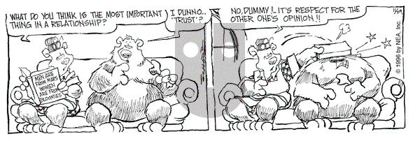 The Grizzwells on Friday November 29, 1996 Comic Strip