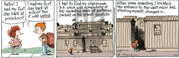 Cul de Sac on Thursday September 10, 2009 Comic Strip