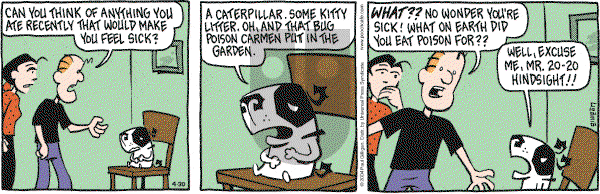 Pooch Cafe on Friday April 30, 2004 Comic Strip