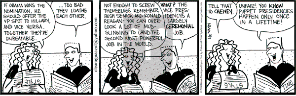 Clear Blue Water on Friday March 7, 2008 Comic Strip