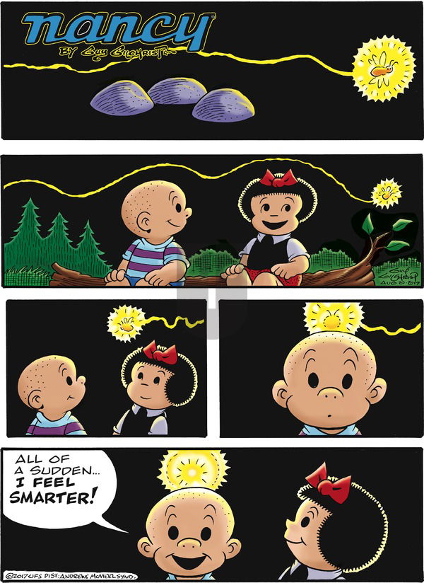 Nancy on Sunday August 20, 2017 Comic Strip