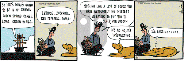 Overboard on Monday March 5, 2007 Comic Strip