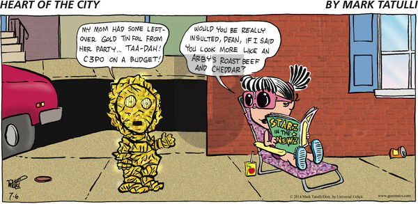 Heart of the City - Sunday July 6, 2014 Comic Strip