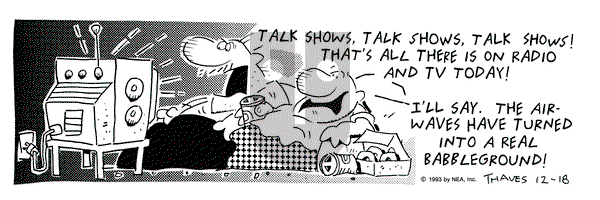 Frank and Ernest - Saturday December 18, 1993 Comic Strip
