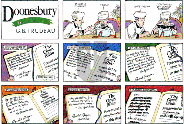 Doonesbury on Sunday March 15, 1987 Comic Strip