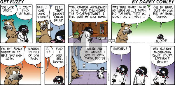 Get Fuzzy on Sunday June 14, 2015 Comic Strip