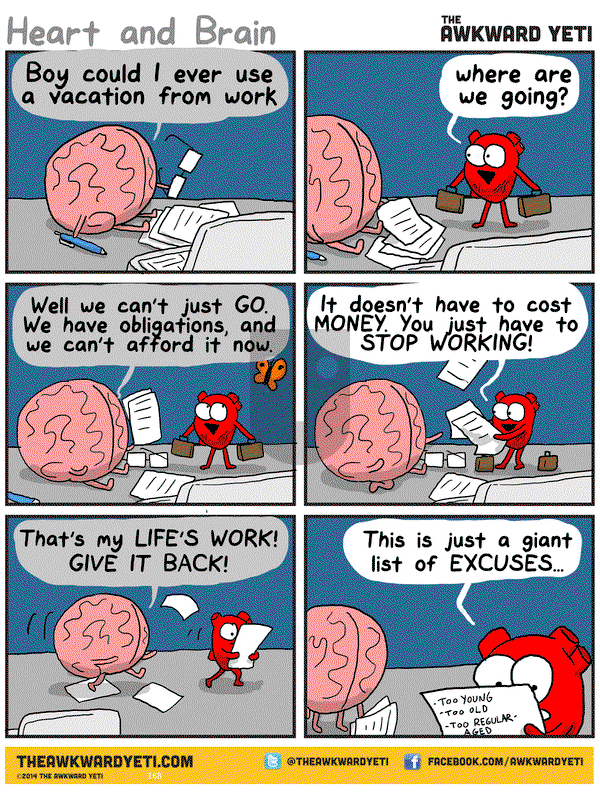 The Awkward Yeti on Wednesday July 15, 2015 Comic Strip