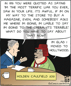 Brevity on Saturday February 16, 2013 Comic Strip