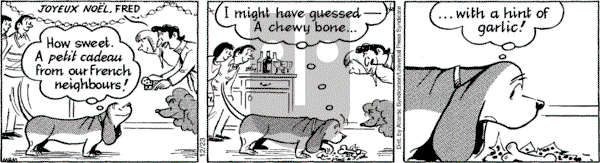 Fred Basset on Friday December 23, 2005 Comic Strip