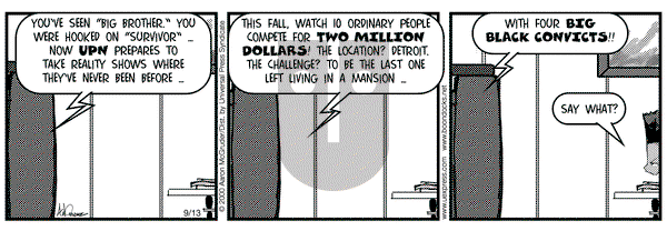 The Boondocks on Wednesday September 13, 2000 Comic Strip