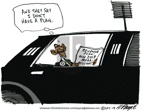 Henry Payne on Tuesday April 10, 2012 Comic Strip