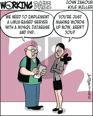 Working Daze on Tuesday April 18, 2006 Comic Strip