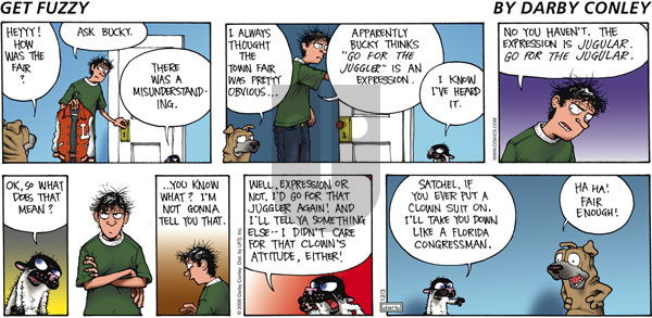 Get Fuzzy on Sunday December 3, 2006 Comic Strip