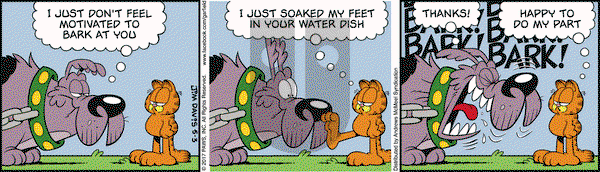Garfield on Wednesday May 3, 2017 Comic Strip