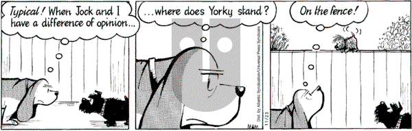 Fred Basset on Thursday November 23, 2006 Comic Strip