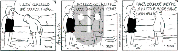 The Born Loser on Saturday August 25, 2001 Comic Strip