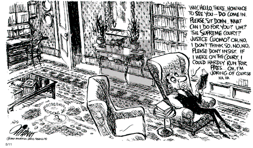 Pat Oliphant on Tuesday May 11, 1993 Comic Strip