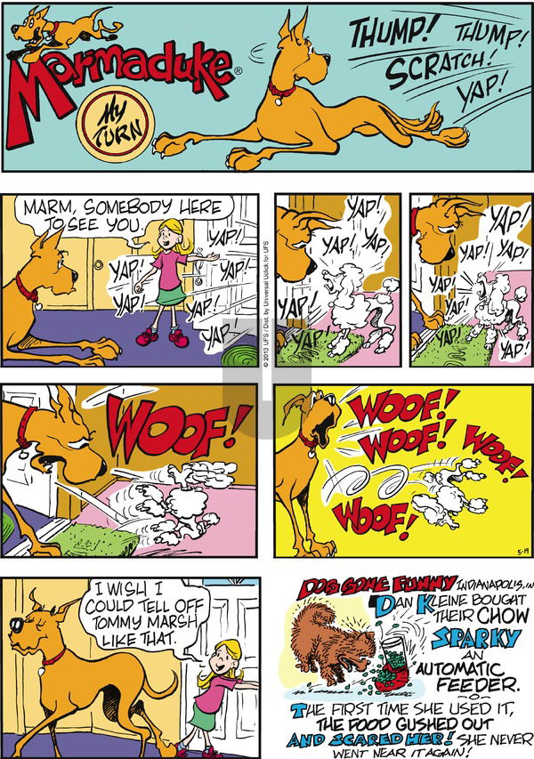 Marmaduke on Sunday May 19, 2013 Comic Strip