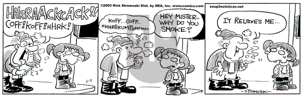Soup to Nutz - Old on Saturday February 12, 2005 Comic Strip