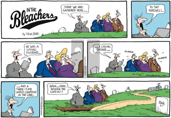 In the Bleachers on Sunday August 17, 1997 Comic Strip