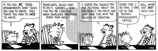 Calvin and Hobbes on Friday May 22, 1992 Comic Strip
