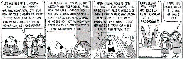 Cathy Classics on Thursday June 15, 1995 Comic Strip