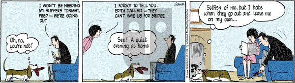 Fred Basset on Thursday January 16, 2025 Comic Strip