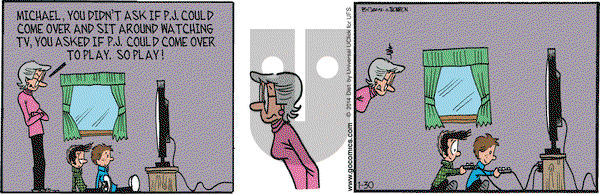 Grand Avenue on Thursday January 30, 2014 Comic Strip