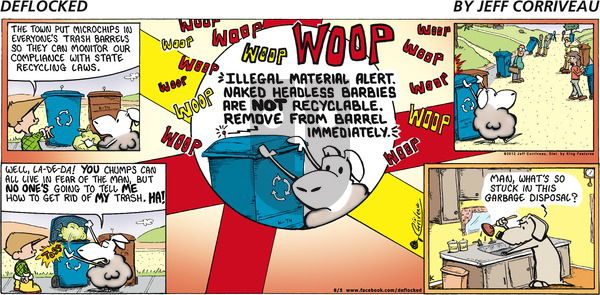 DeFlocked on Sunday August 5, 2012 Comic Strip