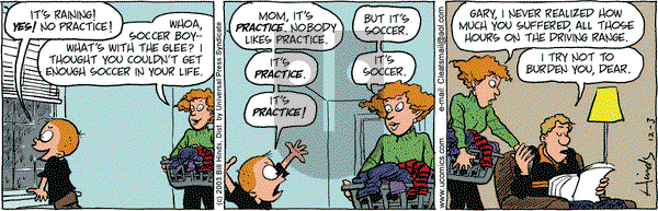 Cleats on Wednesday December 3, 2003 Comic Strip